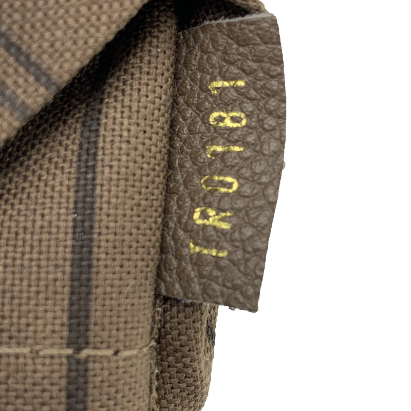 Petillant Monogram Empreinte Ombre Clutch Bag Leather Brown