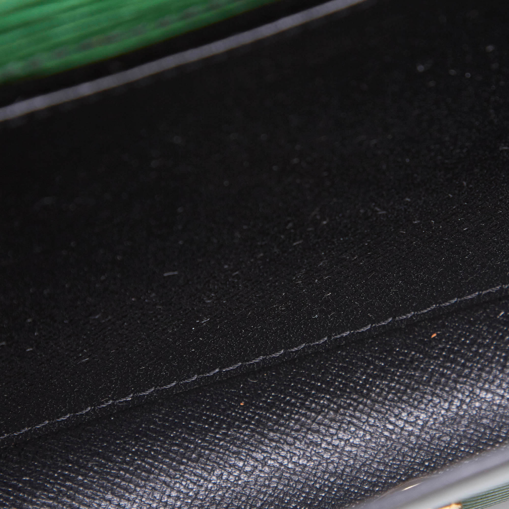 

Louis Vuitton Green Epi Leather Art Deco Clutch