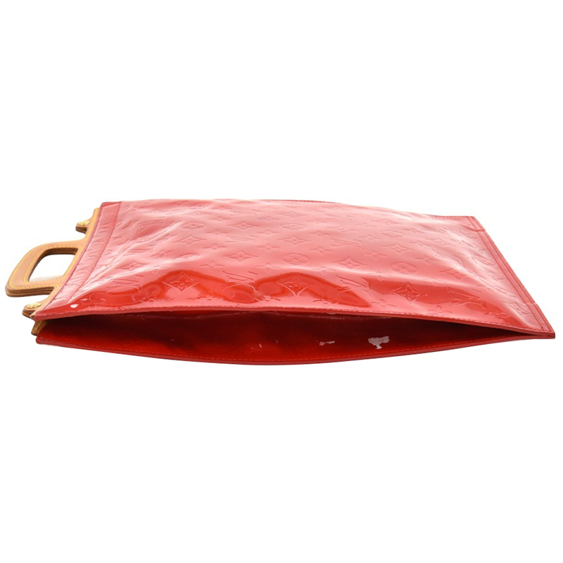 

Louis Vuitton Red Vernis Leather Stanton Tote Bag