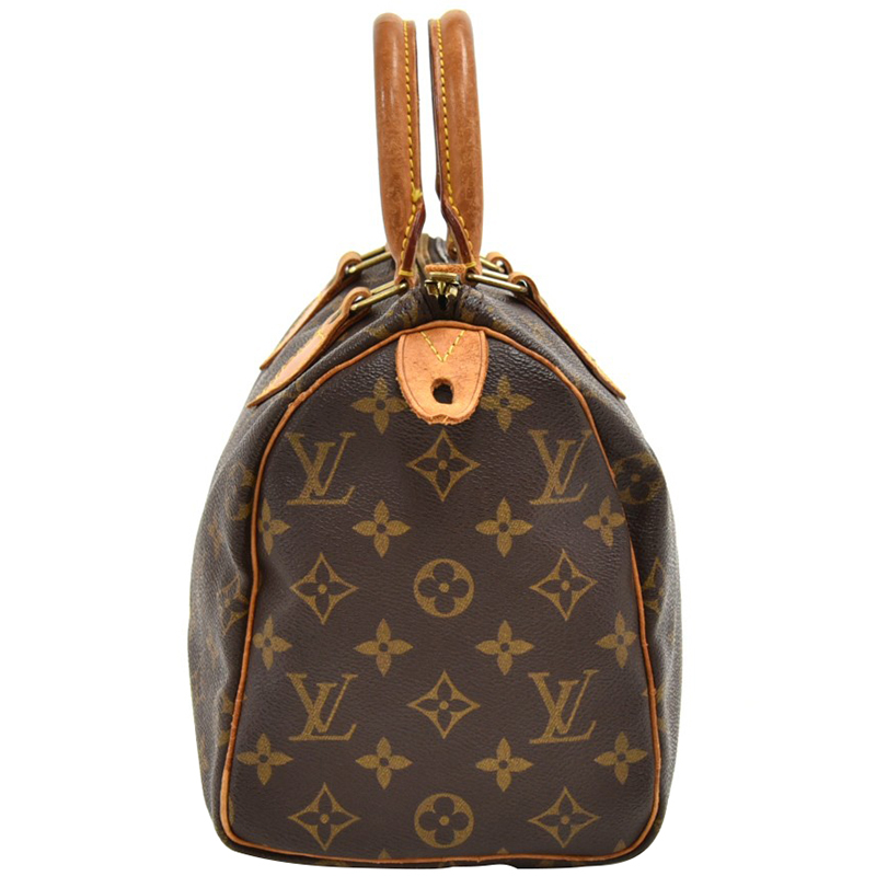 

Louis Vuitton Monogram Canvas Speedy 25 Bag, Brown