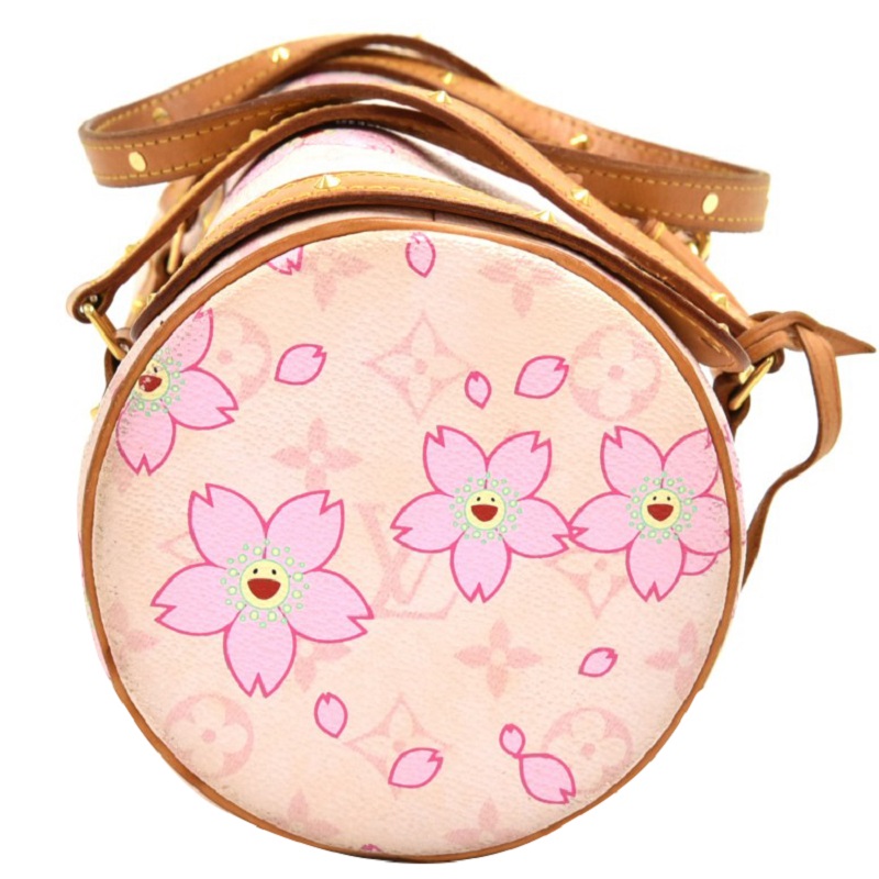 

Louis Vuitton Cherry Blossom Monogram Canvas and Leather Papillon Bowler Bag, Pink