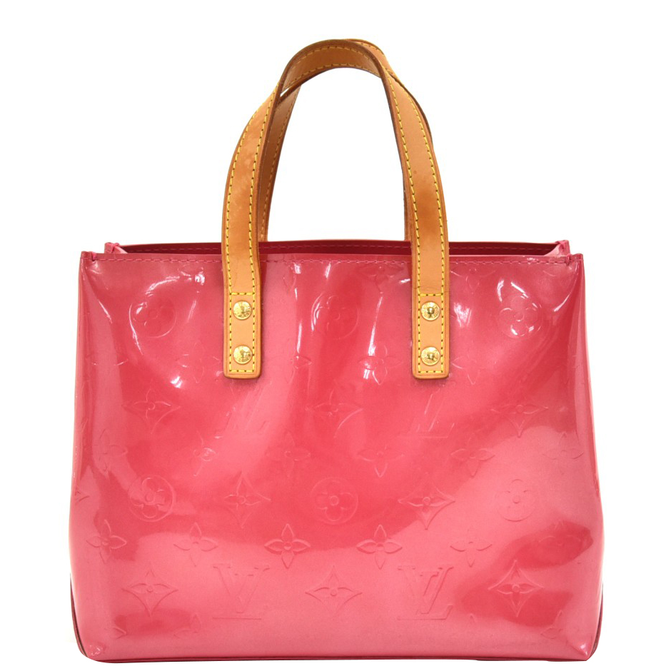 Louis Vuitton Pink Framboise Vernis Leather Reade PM Bag Louis Vuitton ...