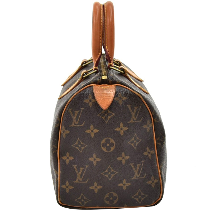 

Louis Vuitton Monogram Canvas Speedy 25 Bag, Brown