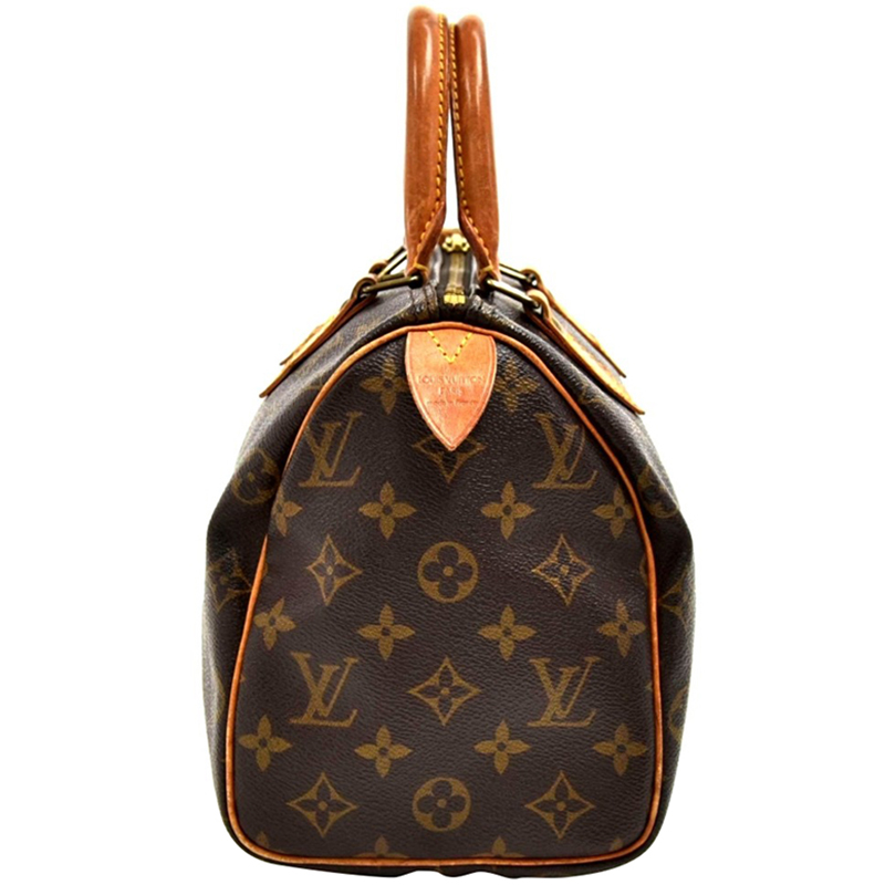 

Louis Vuitton Monogram Canvas Speedy 25 Bag, Brown