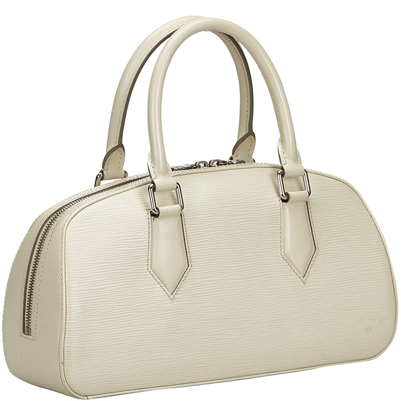 

Louis Vuitton White Epi Leather Jasmine Bag