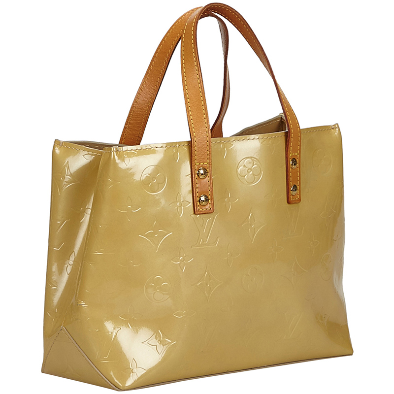 

Louis Vuitton Brown/Beige Vernis Leather Reade PM Bag