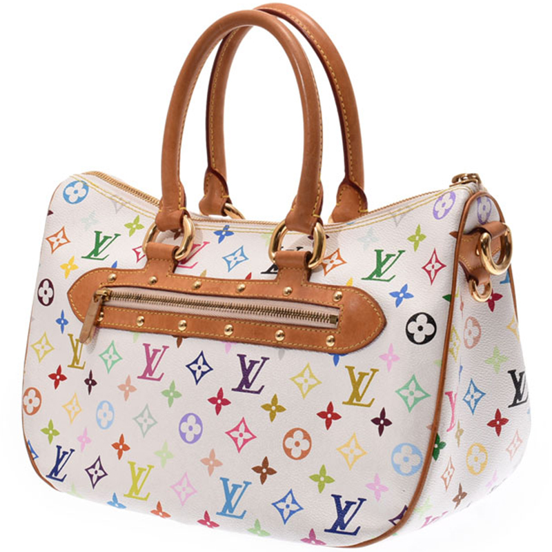 

Louis Vuitton White Monogram Multicolore Rita Bag, Multicolor