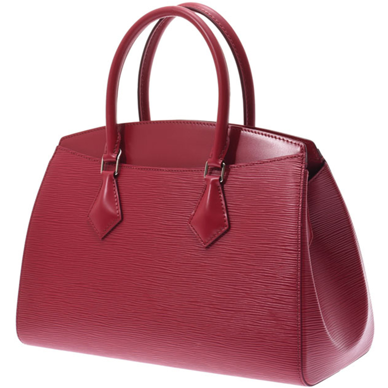 

Louis Vuitton Fuchsia Epi Leather Soufflot MM Bag, Red