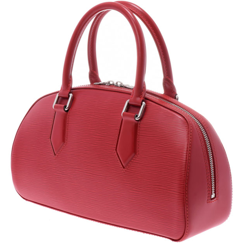 

Louis Vuitton Red Epi Leather Jasmin Satchel Bag