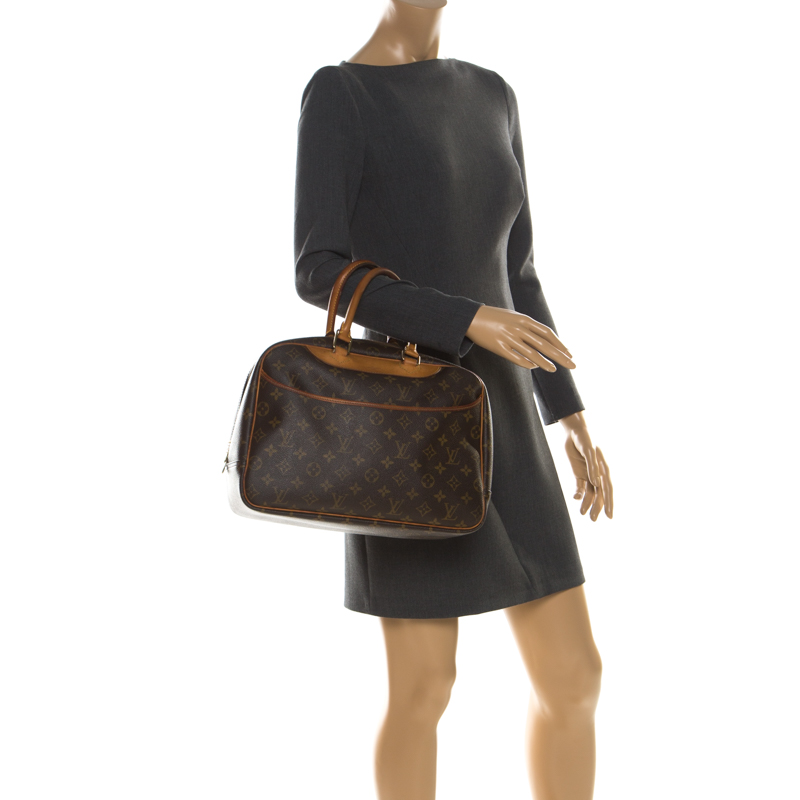 

Louis Vuitton Monogram Canvas Deauville Bag, Brown