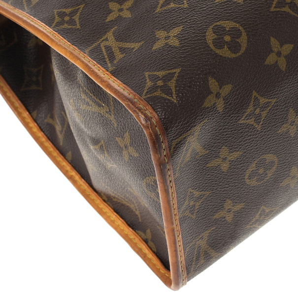 Louis Vuitton Popincourt NM Handbag Monogram Canvas MM Brown 211470221