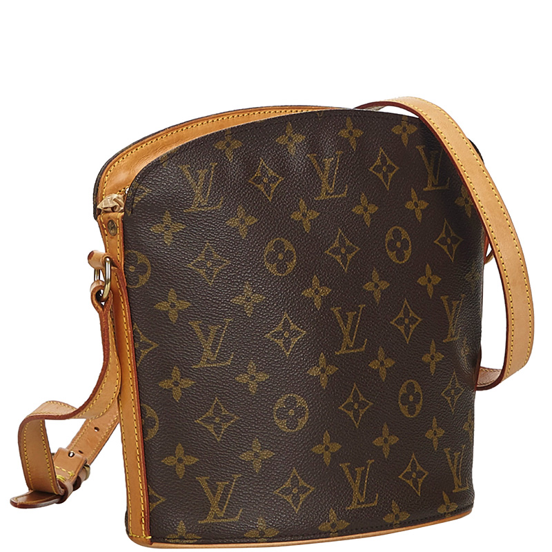 

Louis Vuitton Monogram Canvas Drouot Bag, Brown