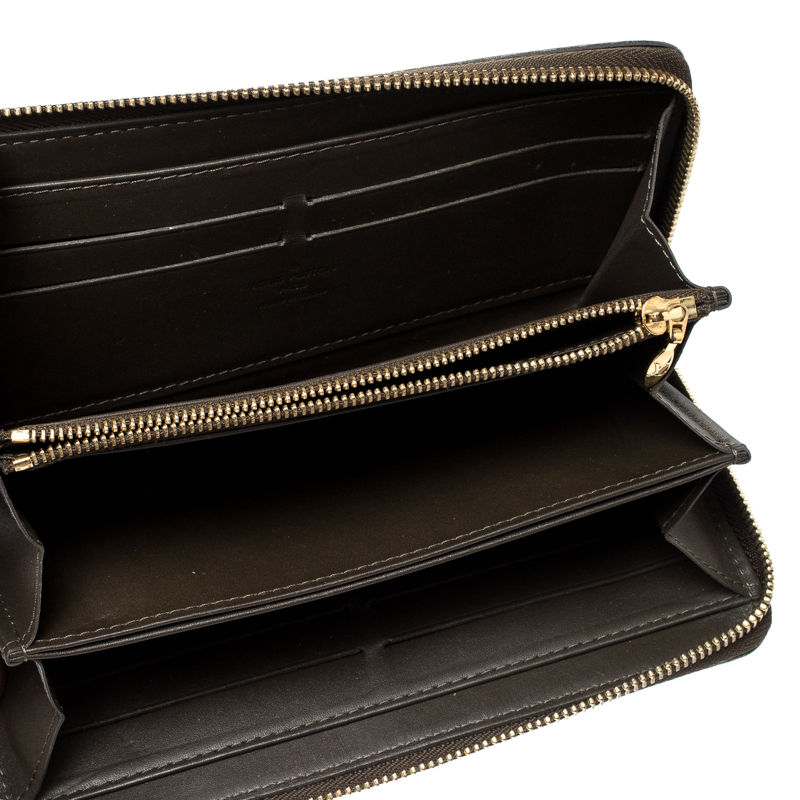 

Louis Vuitton Vert Bronze Monogram Vernis Zippy Wallet, Green