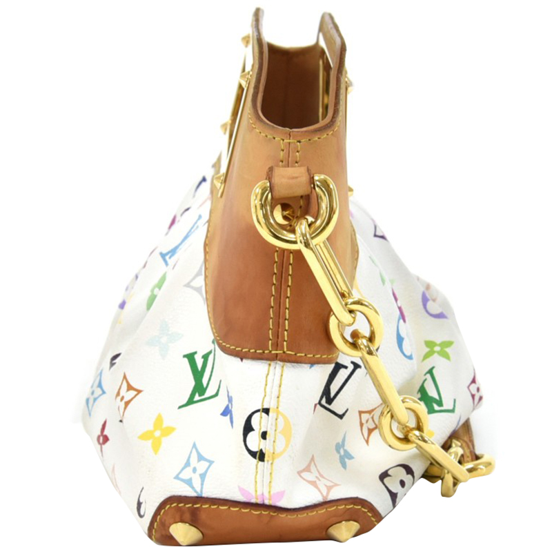 

Louis Vuitton Multicolor Monogram Canvas Judy PM White Bag