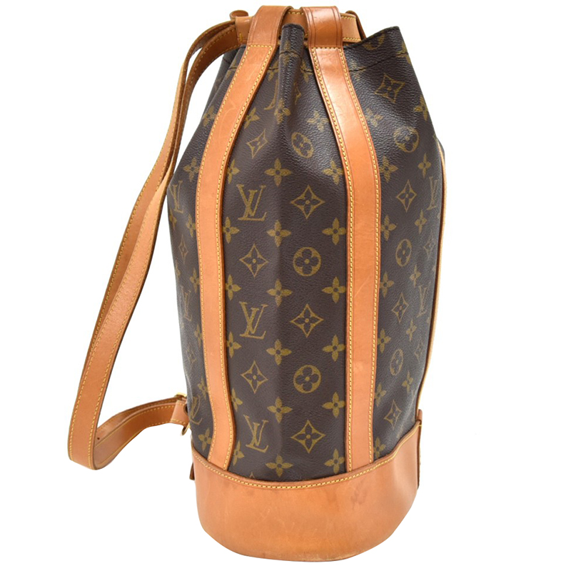 

Louis Vuitton Monogram Canvas Randonee PM Bag, Brown