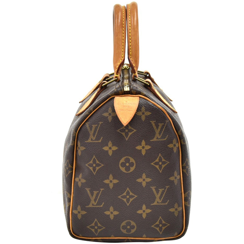 

Louis Vuitton Monogram Canvas Speedy 25 Bag, Brown