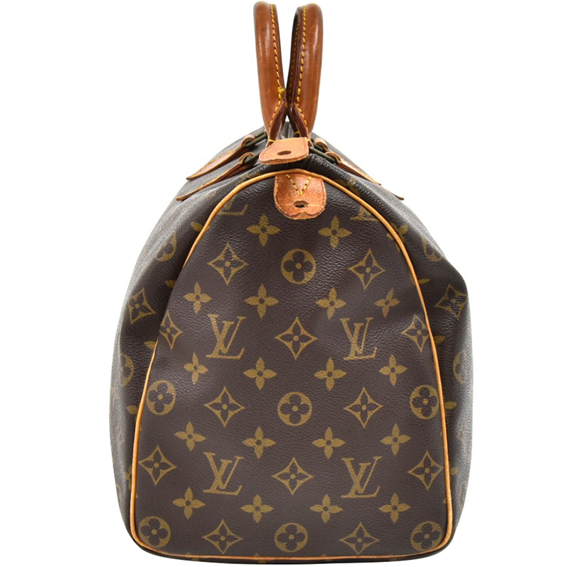 

Louis Vuitton Monogram Canvas Speedy 35 Bag, Brown