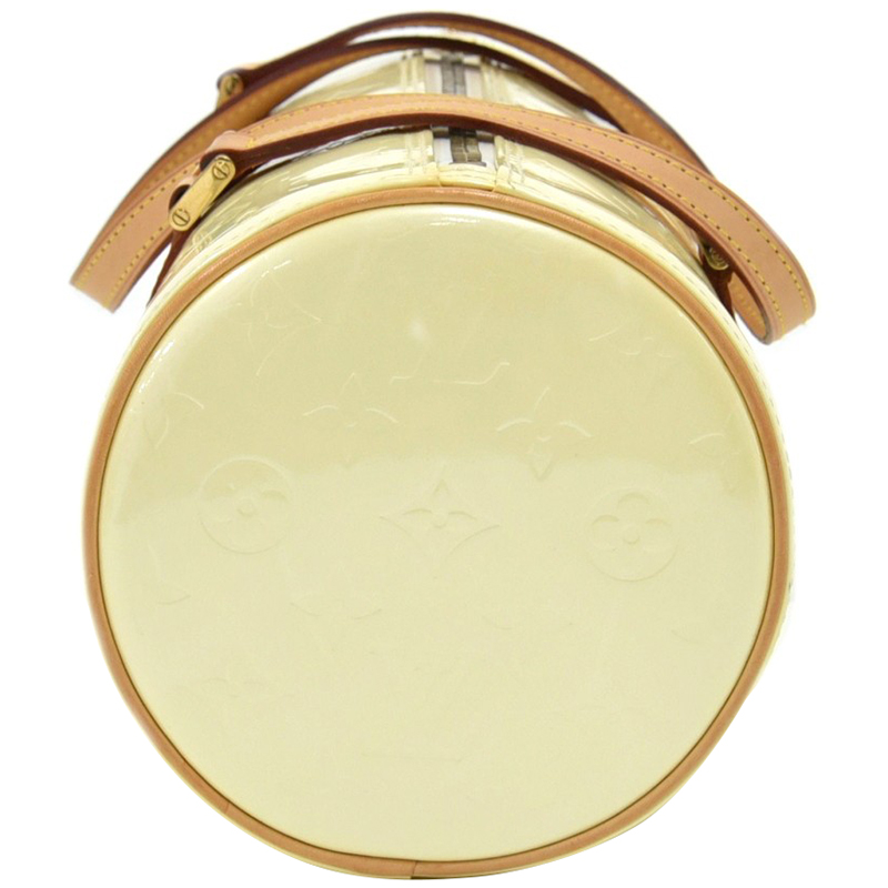 

Louis Vuitton Perle Vernis Leather Bedford Bag, White