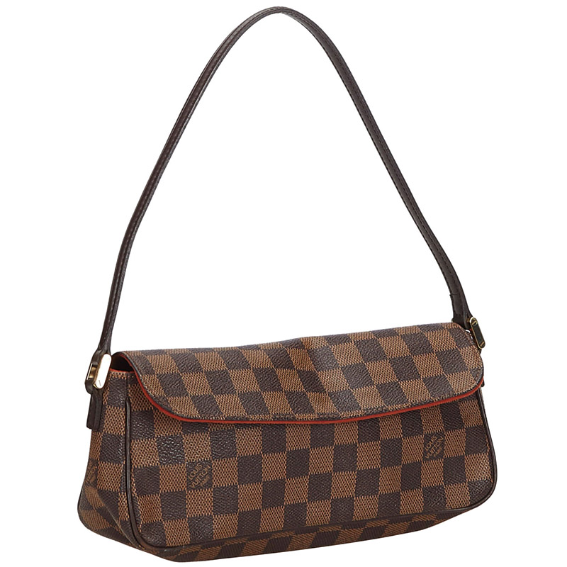 

Louis Vuitton Damier Ebene Canvas Recoleta Shoulder Bag, Brown