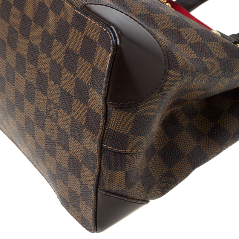 Louis Vuitton Damier Ebene Hampstead GM - Brown Totes, Handbags - LOU757950