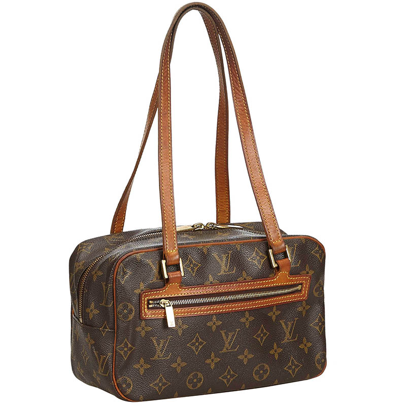 

Louis Vuitton Monogram Canvas Cite MM Bag, Brown