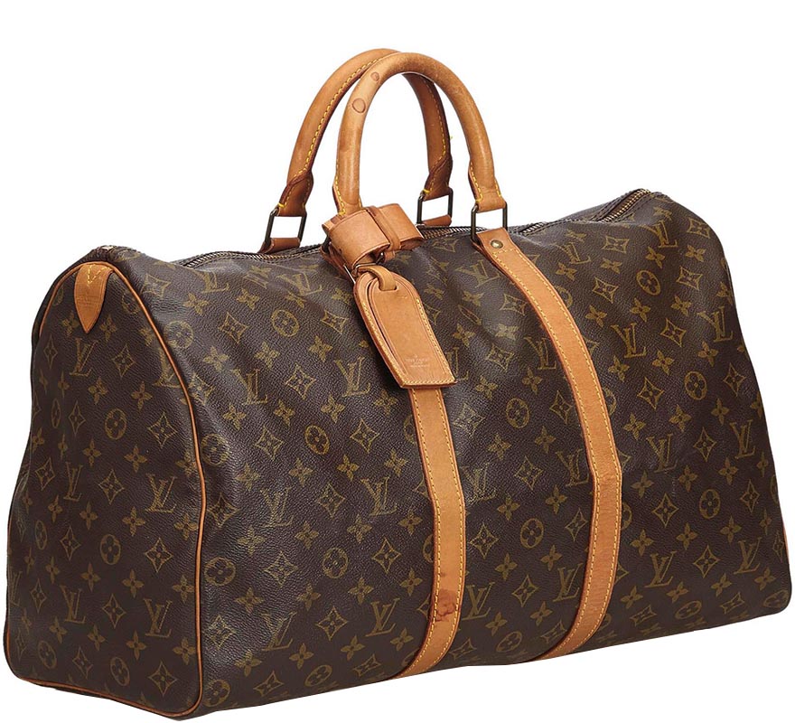 

Louis Vuitton Monogram Canvas Keepall 50 Bag, Brown