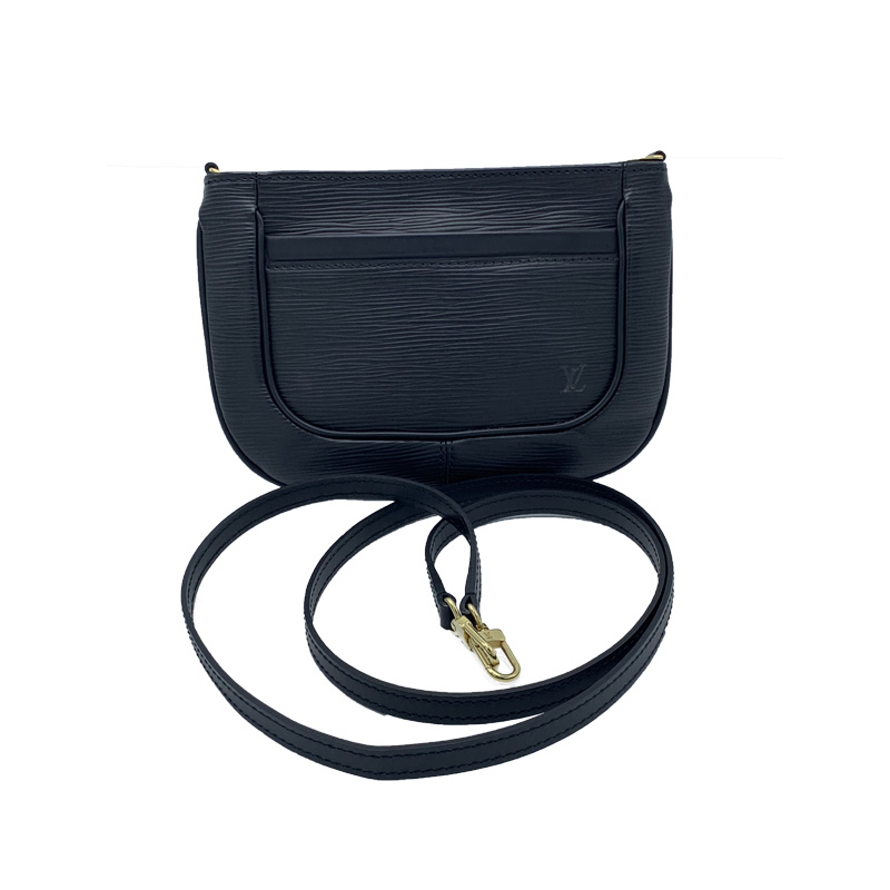 Louis Vuitton Black Epi Leather Sarvanga Crossbody Clutch Bag - Yoogi's  Closet