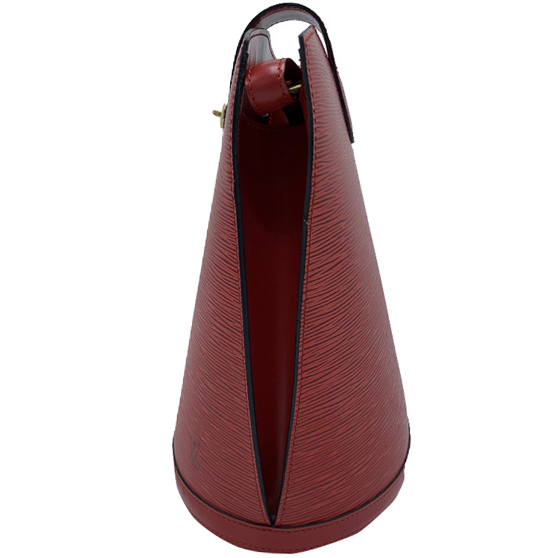

Louis Vuitton Red Epi Leather Cluny Bucket Bag