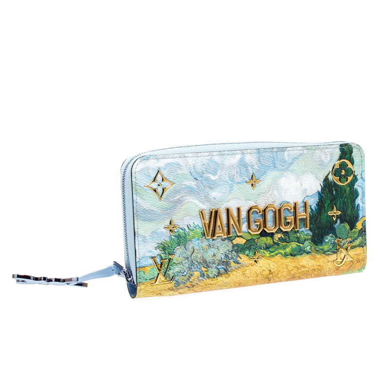 Louis Vuitton Van Gogh Masters Collection Zippy Around Zip Wallet Jeff  Koons