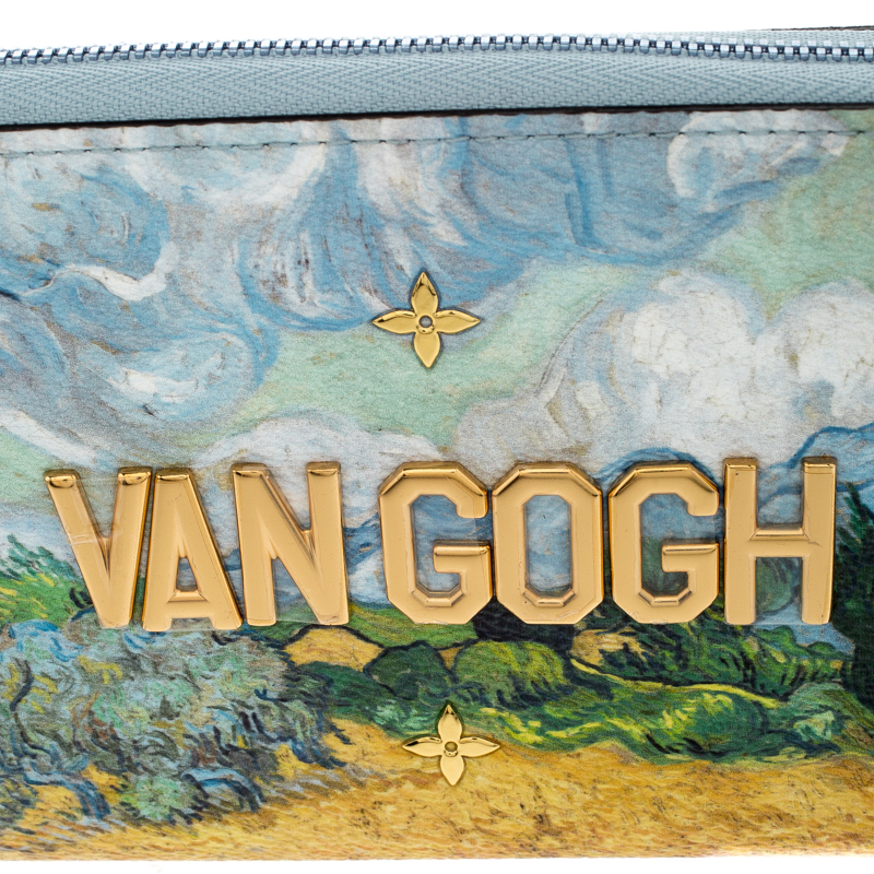 Louis Vuitton Zippy Wallet Limited Edition Jeff Koons Van Gogh Print Canvas  Multicolor 1191504