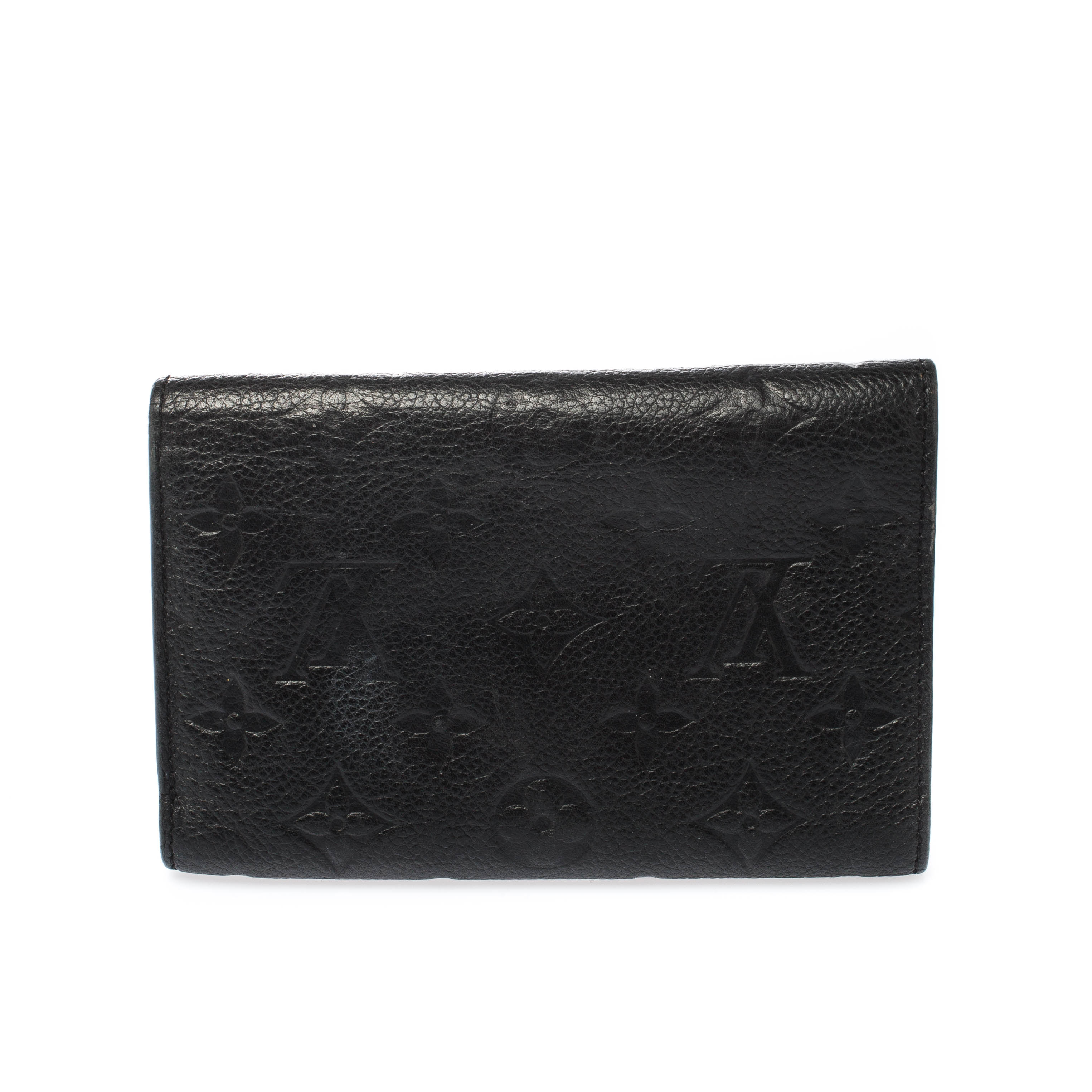 Louis Vuitton MONOGRAM EMPREINTE Métis Compact Wallet Black