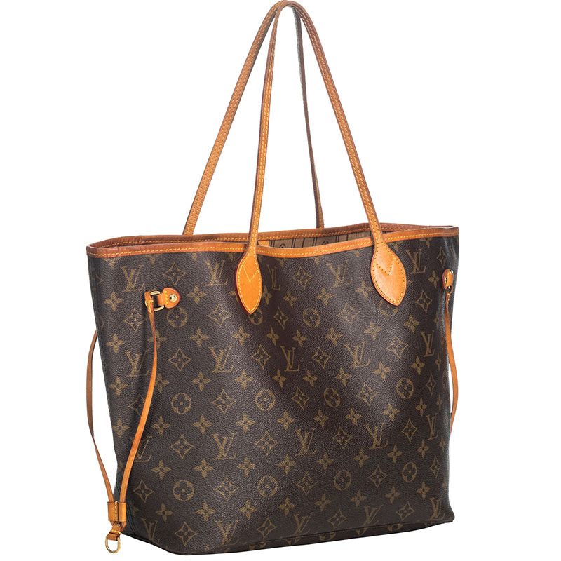 

Louis Vuitton Monogram Canvas Neverfull MM Bag, Brown