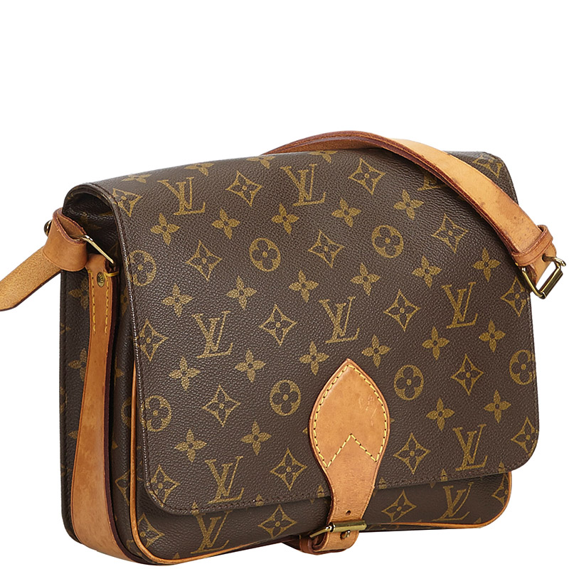 

Louis Vuitton Monogram Canvas Cartouchiere GM, Brown