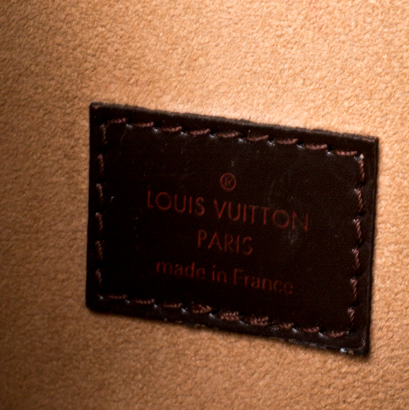 Louis Vuitton N41435 Kensington Damier Ebene Tote w Strap - The Attic Place