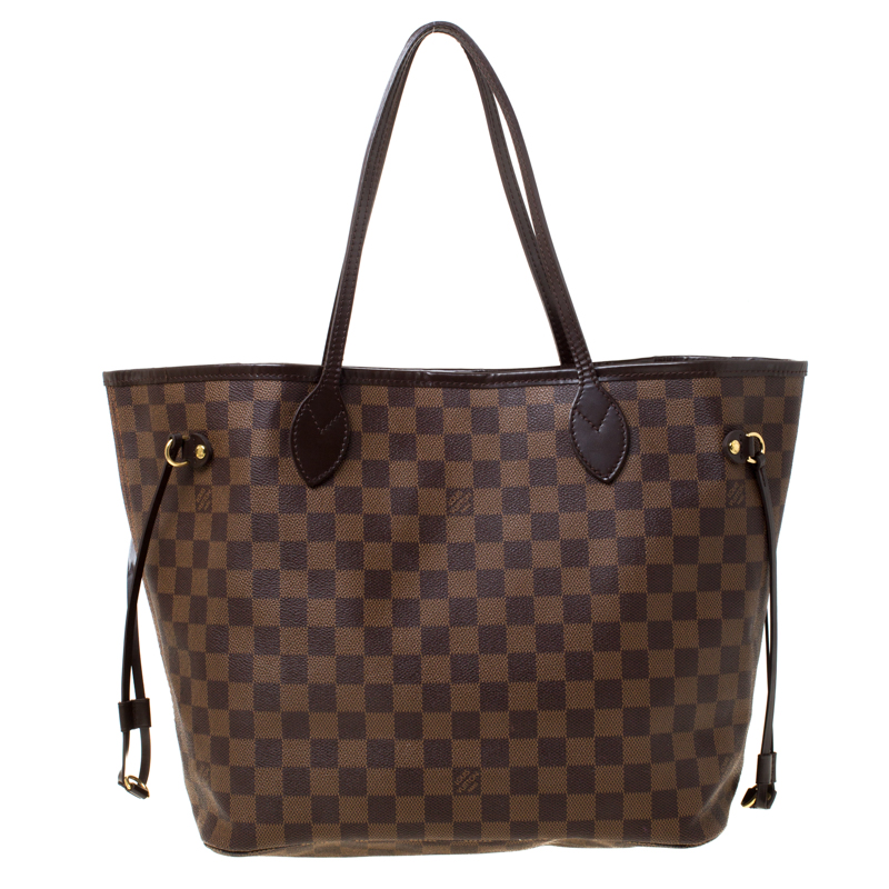 Louis Vuitton Damier Ebene Canvas Neverfull MM Bag