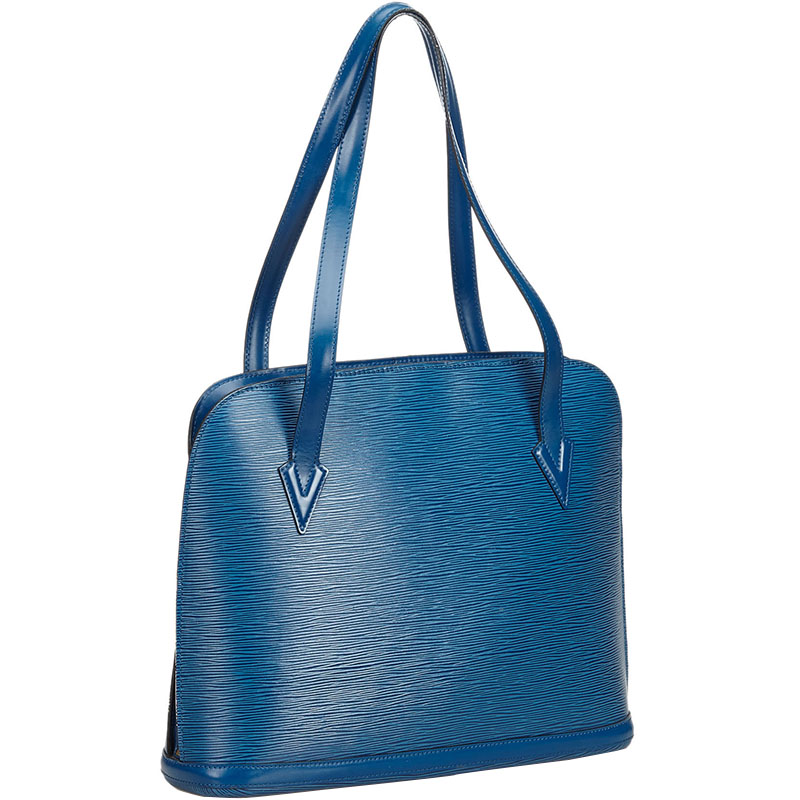

Louis Vuitton Toledo Blue Epi Leather Lussac Shoulder Bag