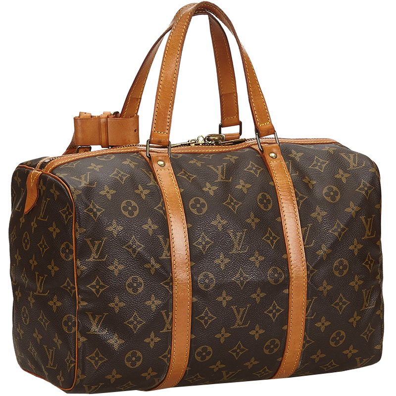 

Louis Vuitton Monogram Canvas Sac Souple 35 Bag, Brown