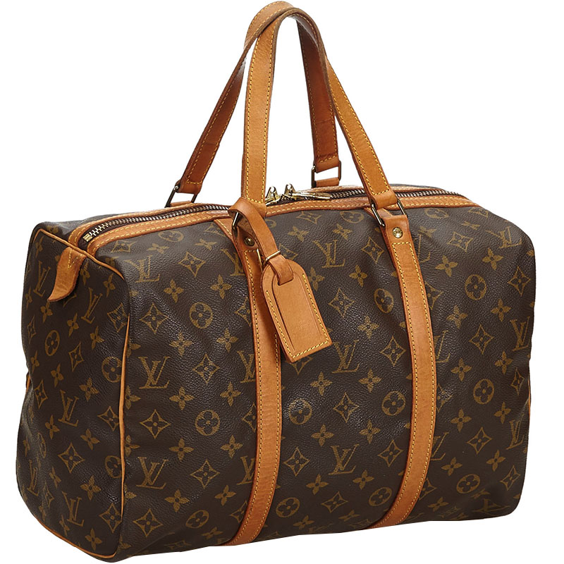 

Louis Vuitton Monogram Canvas Sac Souple 35 Bag, Brown