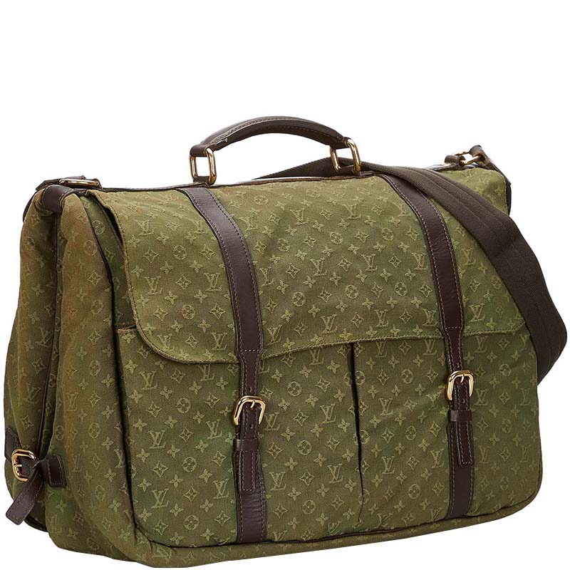 

Louis Vuitton Khaki Monogram Canvas Mini Lin Sac Maman Bag, Green