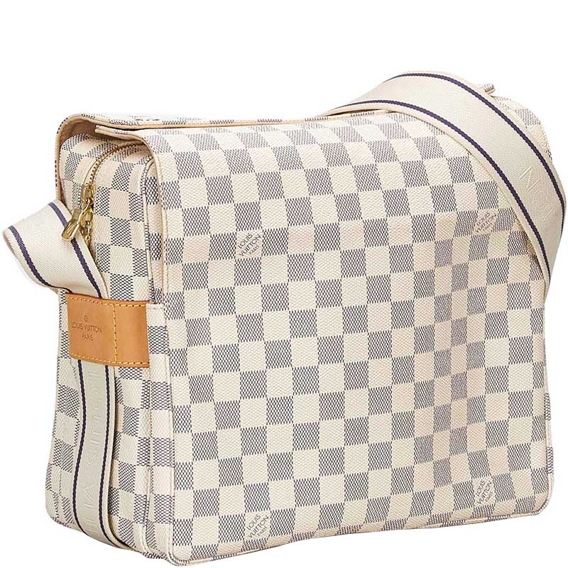 

Louis Vuitton Damier Azur Naviglio Messenger Bag, Blue