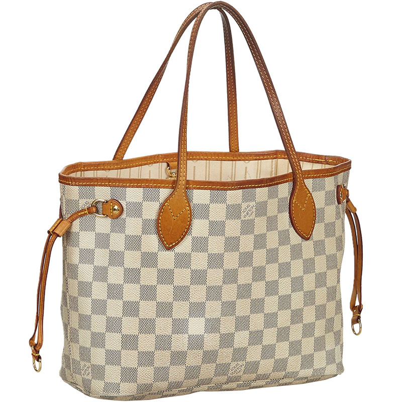 

Louis Vuitton Damier Azur Neverfull PM, Blue