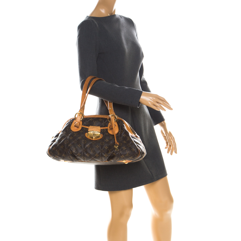 

Louis Vuitton Monogram Canvas Etoile Bowler Bag, Brown