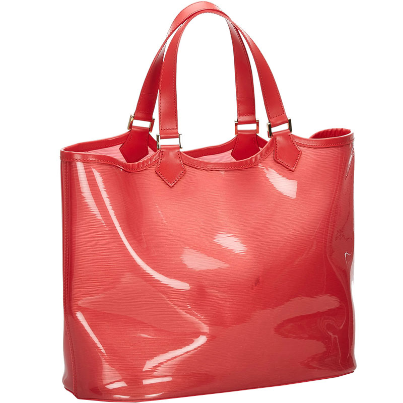 

Louis Vuitton Red Epi Plage Lagoon Bay GM Tote