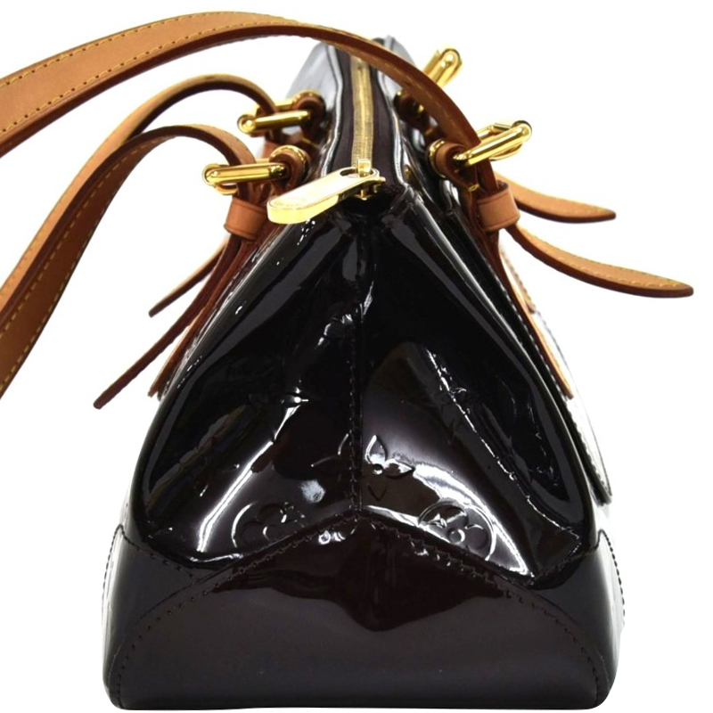 

Louis Vuitton Black Amarante Monogram Vernis Rosewood Bag
