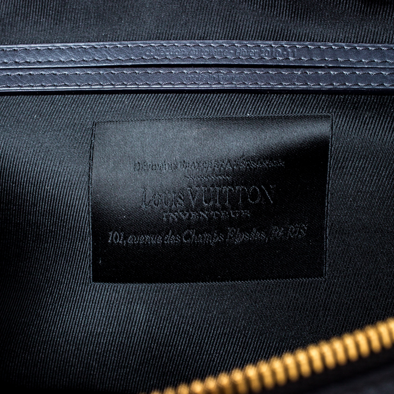 Louis Vuitton Navy Blue Gris Monogram Limited Edition Volupte Beaute Bag  Louis Vuitton | The Luxury Closet