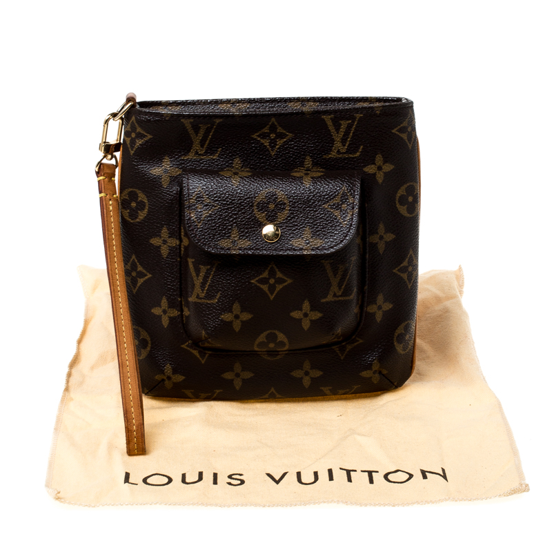 Louis Vuitton Monogram Partition Wristlet - Brown Clutches, Handbags -  LOU730185