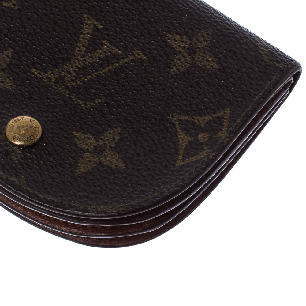 Authenticated used Louis Vuitton Monogram Portomonet Cuvette M61960 Women,Men Monogram Coin Purse/coin Case Monogram, Adult Unisex, Size: (HxWxD)