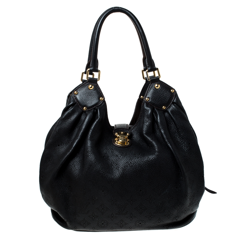 Louis Vuitton Black Monogram Mahina Leather Large Bag Louis Vuitton | TLC