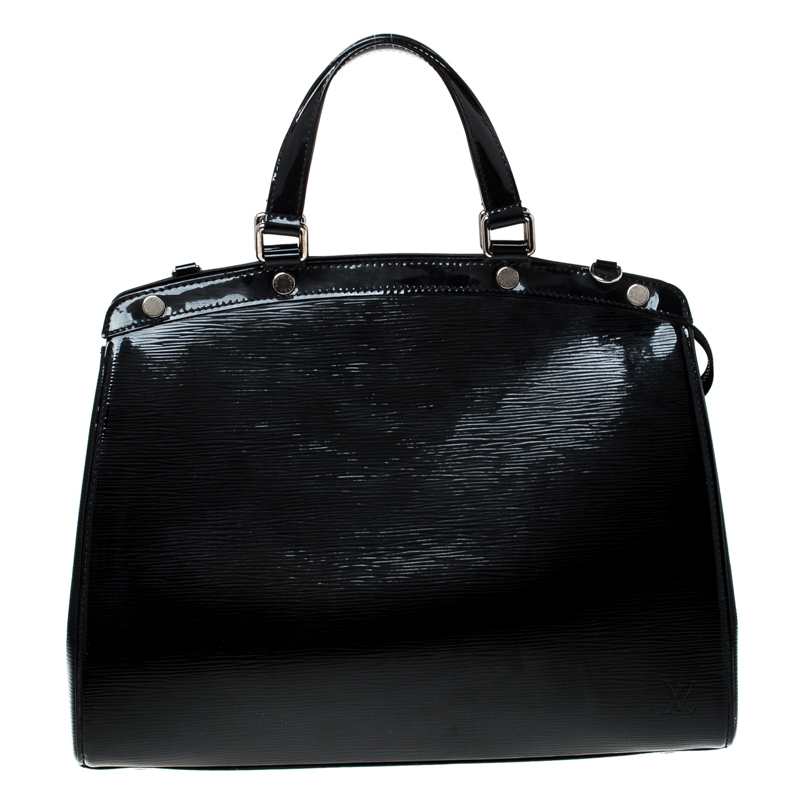 Pre Owned Louis Vuitton Black Electric Epi Leather Brea GM Bag