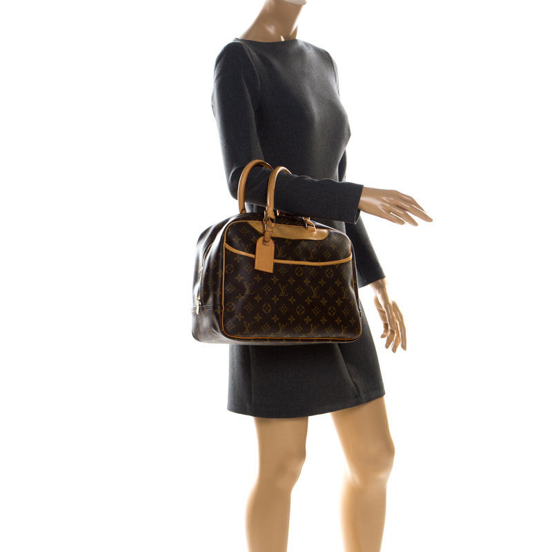 

Louis Vuitton Monogram Canvas Deauville Bag, Brown
